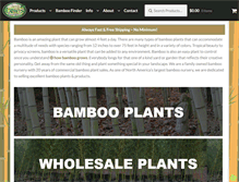 Tablet Screenshot of lewisbamboo.com